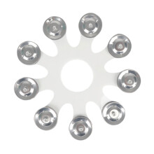 Hi Hat Tambourine Drum Cymbal Bell with Bright Accents, Stainless Steel for Stage and Party
