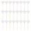 120Pcs Silver Glitter Cupcake Toppers Elegant Cake Decoration Picks 1