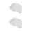2Pcs White Wardrobe Underpants Case Sock Organizer Storage 5
