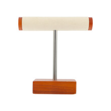 3Stk Weißer Schmuck Display Rack Metall Holz Schmuckhalter Für Uhren