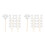120Pcs Silver Glitter Cupcake Toppers Elegant Cake Decoration Picks 8