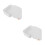 2Pcs White Wardrobe Underpants Case Sock Organizer Storage 7