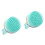 2 Pcs Massage Body Silicone Brush Bamboo 10