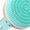 2 Pcs Massage Body Silicone Brush Bamboo 5