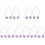 5Pairs Facial Dimples Maker Metal Clip for Cheeks Face Exerciser Tool 4