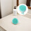 2 Pcs Massage Body Silicone Brush Bamboo 6