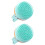 2 Pcs Massage Body Silicone Brush Bamboo 11