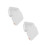 2Pcs White Wardrobe Underpants Case Sock Organizer Storage 8