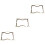 3pcs Purse Making Accessories Clutch 27cm Purse Frame 3