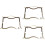 3pcs Purse Making Accessories Clutch 27cm Purse Frame 4