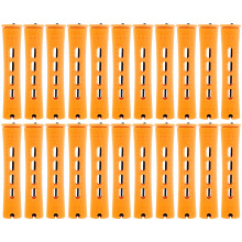 40 Pcs Plastic Hair Rollers With Caps For Waving Hair