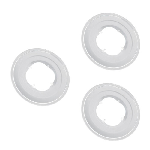 3Pcs Plastic Bike Chainring Protector White Chain Guide Bash Guard 2