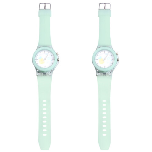 2pcs Watch Glowing Light Case Material: Plastic 1