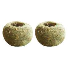 2 Sets 2pcs Plant Bonsai Household Basin Flowerpots (Light Green)