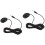 2pcs Car Loudspeaker External Microphone Line Paste Straight Head 3