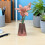 1Ensemble Puzzle Fleur Bois 3D Bouquet Lys Coloré Pour Décor DIY 6