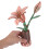 1Ensemble Puzzle Fleur Bois 3D Bouquet Lys Coloré Pour Décor DIY 4