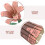 1Ensemble Puzzle Fleur Bois 3D Bouquet Lys Coloré Pour Décor DIY 9