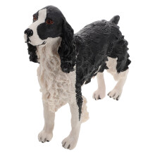 5Pcs Spaniel Dog Figurine Realistic Resin Puppy Cake Topper For Kids