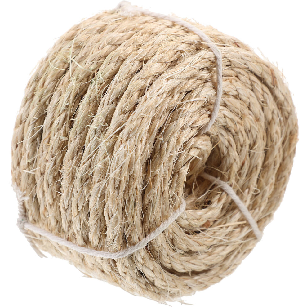 4Rolls Cuttable Sisal Hemp Rope Wear-Resistant Cat Tree Diy Accessory 3631488130148