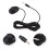 2pcs Car Loudspeaker External Microphone Line Paste Straight Head 7
