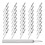 3Sets Silver Iron Double Head Nails Seamless Picture Hanging Nails Kit 3