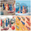 4Sets Indoor Bowling Set for Kids ABS Toy Multi-Player Assorted Colors 4