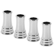 12Pcs Silver Copper Pen Holders Single Pen Stand for Desk
