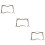 3pcs Purse Making Accessories Clutch 27cm Purse Frame 7