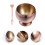 5Sets Eiskrembecher Roségold Hochfuß Eisbecher Mit Löffel 10
