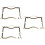 3pcs Purse Making Accessories Clutch 27cm Purse Frame 5