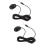 2pcs Car Loudspeaker External Microphone Line Paste Straight Head 6