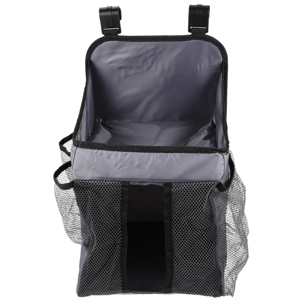 3Pcs Hanging Diaper Organizer For Home Nursery Storage Pouch Grey Aboofan
