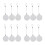 4 Sets Retractable Cable Locks With Wrench For Store Display 7