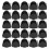 150Pcs Black Paper Candy Cups Chocolate Wrappers Truffle Liners 1