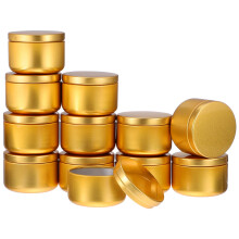 2 Count Essential Oil Candle Jar Travel Tin Metal Tins For Making