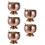 5Sets Eiskrembecher Roségold Hochfuß Eisbecher Mit Löffel 7