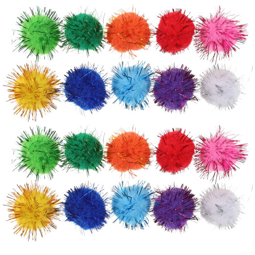 Raindrops Pom Poms Key Ring Fluffy Diy Projects 500pcs