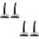 4Pcs Durable Snow Blue with Stainless Steel Car Tool 5