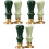 6Pcs Scrapbooking Stamper Handle Wood Assorted Colorful Handles 3