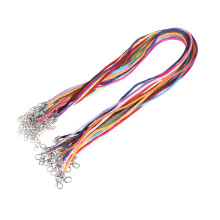 300Pcs Assorted Color Necklace Cord with Clasp DIY Jewelry Making Rope