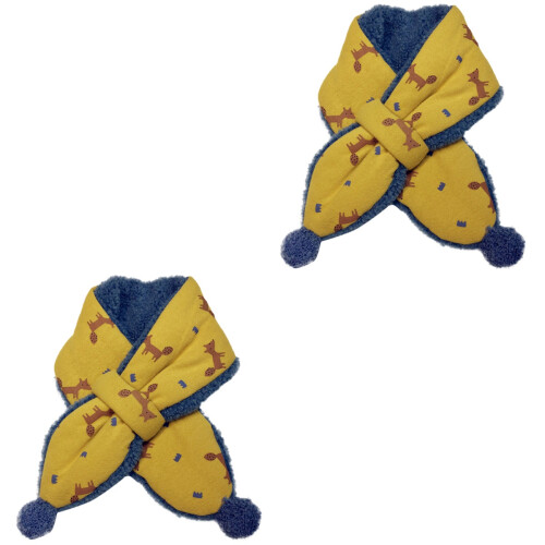 2Pcs Scarf Warmth Cold Protection 2