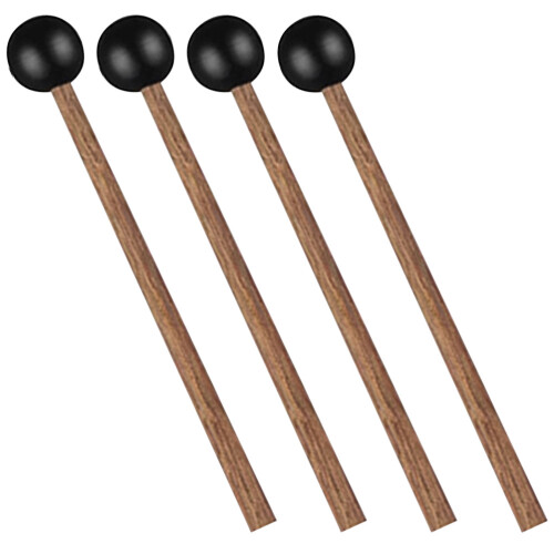 12Pcs Coffee Practice Drumsticks Portable Wooden Drum Mallets 1