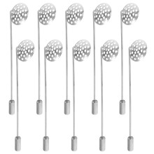 60Pcs Copper Breast Pins Silver Stick Pins for Creative Jewelry DIY