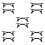 10Pcs Black Breathable Chin Strap for Sleeping Adjustable Stop Snoring 4