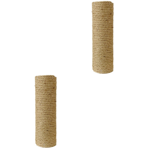 2Pcs Kitten Scratching Post Wood Climber Assorted Color Bite-Resistant 2