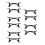 10Pcs Black Breathable Chin Strap for Sleeping Adjustable Stop Snoring 8