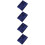 4Pcs Dark Blue Fabric Book Covers Protective Sleeves for Decor 9