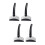 4Pcs Durable Snow Blue with Stainless Steel Car Tool 6