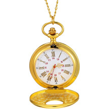 3St Retro Hanger Pocket Watch, Roman Numerals, Stijlvol En Decoratief